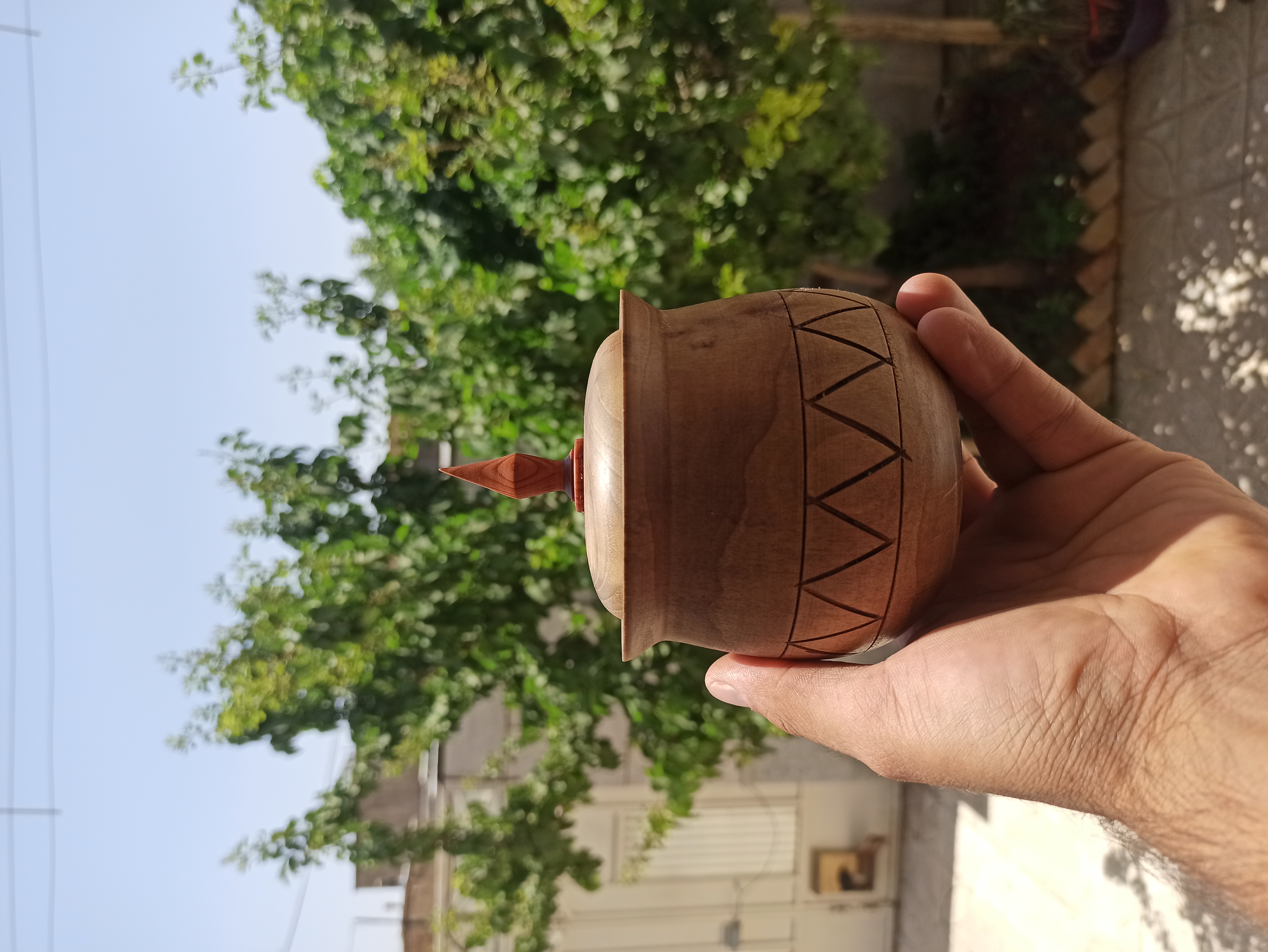 قندان چوبی